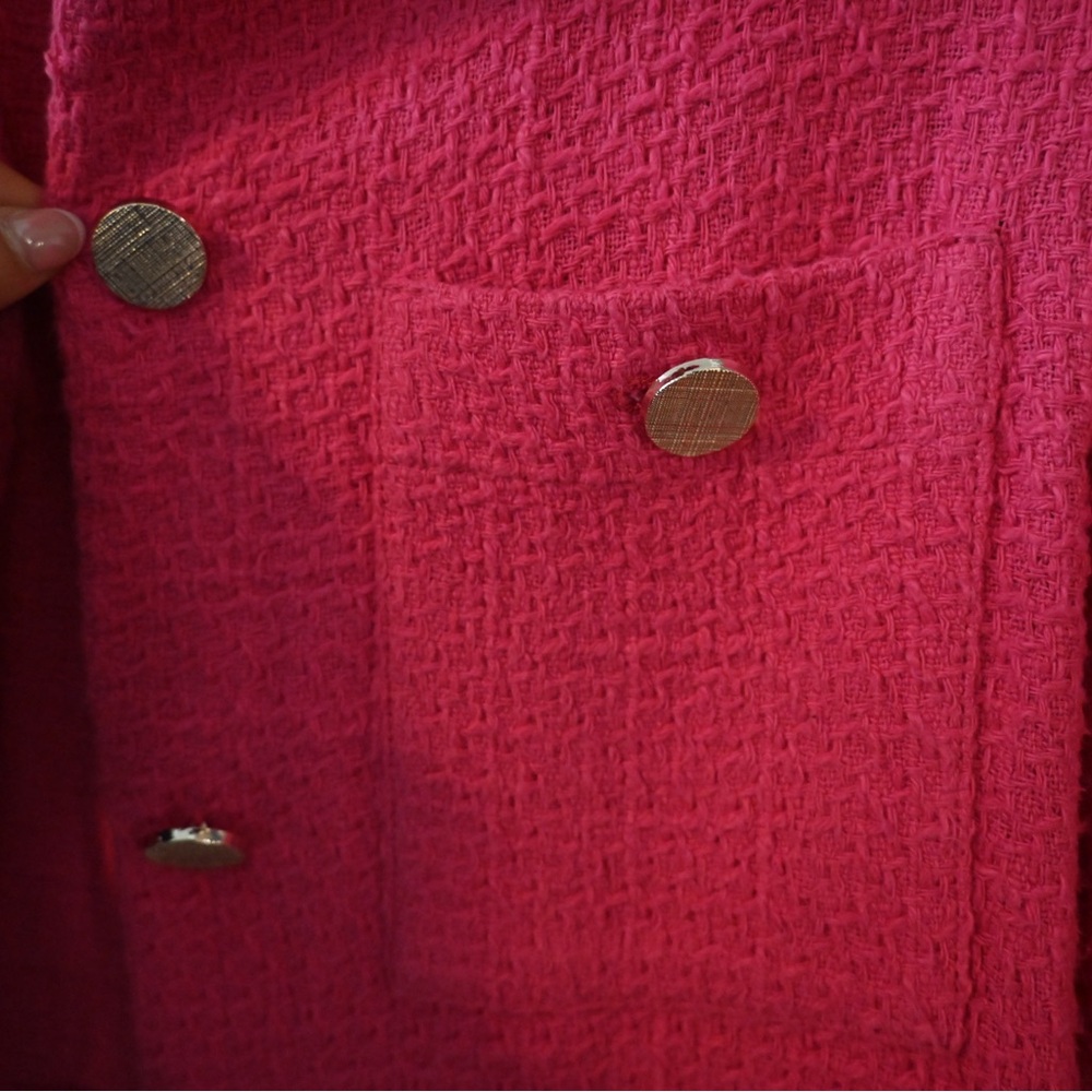 Zara Vibrant Pink Women's Blazer - Picture 2 of 9